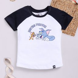 YK X Minute Mirth Girls Tom & Jerry Printed Pure Cotton T-shirt-image-58