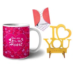 Phirki Studio Printed Ceramic Glossy Valentine Mugs & Showpiece-47