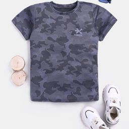 HRX by Hrithik Roshan Boys U17 Camouflage Printed Rapid Dry Active T-shirt-image-17