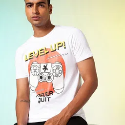 HRX by Hrithik Roshan Typography Printed Running T-shirt-image-68
