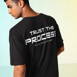HRX by Hrithik Roshan Men Typography Printed Drop-Shoulder Sleeves Pure Cotton T-shirt-picture-17