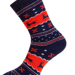 RC. ROYAL CLASS Kids Pack Of 5 Calf Length Acrylic Wool Socks image 2