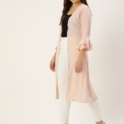 ROVING MODE Open Front Satin Longline Shrug image 2