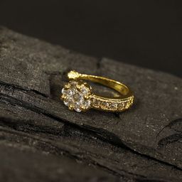 Priyaasi Gold-Plated American Diamond Studded Clip-On Nosepin-image-66