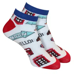 Man Arden Men Pack Of 3 Patterned The Seek Sane Designer Edition Cotton Ankle-Length Socks image 3