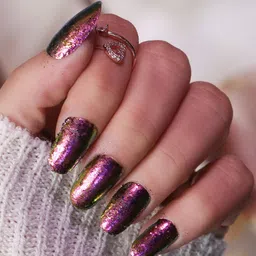 BEROMT Set Of 16 Jelly Stick On Bridal Nails With Filer, Cuticle Stick, Swab & Glue image 2