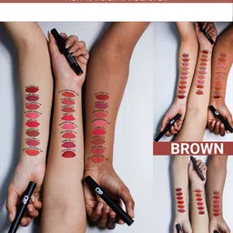 C2P PROFESSIONAL MAKEUP Slice Non-Transfer Matte Lipstick with Vit E 1.7g - Game On 117 image 4