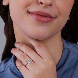 Kushal's Fashion Jewellery White Gold-Plated Party 92.5 Sterling Silver Finger Ring-32