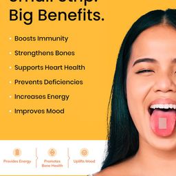 Wellbeing Nutrition Melts Natural Vitamin D3 K2 with Vitashine - 30 Oral Strips image 2