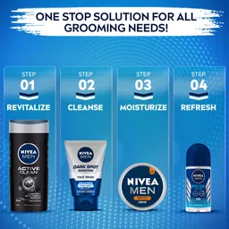 Nivea Men Set of 3 Dark Spot Reduction Face Wash with 10X Vitamin C Effect - 100g each image 2
