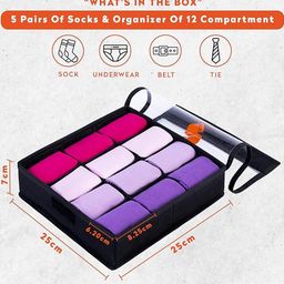 Supersox Kids Pack of 5 Sock Organizer image 3