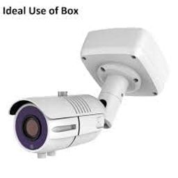 generic SECURE FIRE PVC Square Junction Box for CCTV Camera Mounting 4X4,White.Pack Of 16 image 3