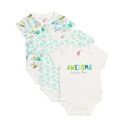 Pack of 3 Printed Bodysuits-11
