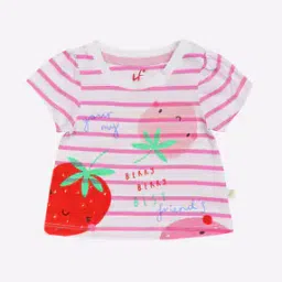 Striped Round-Neck Top-image-85