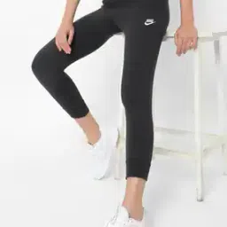 Women Mid-Calf Length Joggers with Logo Print-image-38
