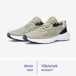 JOGFLOW 100 Superior Grip Cushioned Men Running Shoes max 10km/wk- Khaki Black-image-85