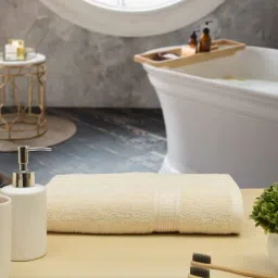 rangoli Ivory Solid 550 GSM Cotton Bath Towel-picture-48