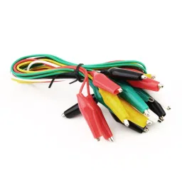 Alligator Clips Electrical DIY Test Leads 10pcs of Double-ended Crocodile Clips Roach Clip-21