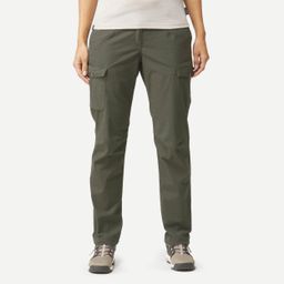 Women Trekking Cargo Trousers 100 Khaki-image-17