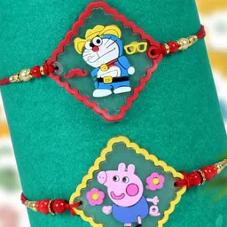 TIED RIBBONS Set Of 2 Rakhi Gift Set-6