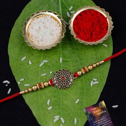Silver Shine Set Of 2 Gold-Plated Cool Bhai Bracelet Rakhis-image-88