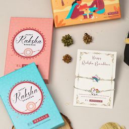 EL REGALO Set Of 2 Bhaiya Bhabhi Rakhi-50