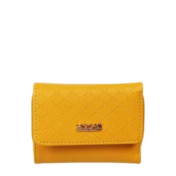 Mochi Yellow Checked Purse Clutch-image-24
