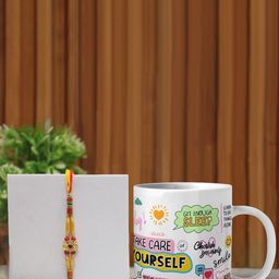 Phirki Studio 3-Pcs Rakhi Mug & Roli Chawal Gift Set-21