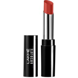 Lakme Absolute Skin Dew Satin Lipstick with Hyaluronic Acid & Avocado Oil - Red Alert-37