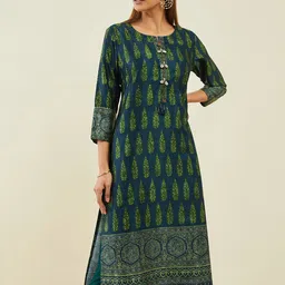 Soch Women Floral Printed Floral Kurta-image-96