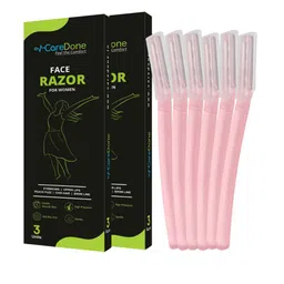 CareDone Set Of 2 Pain Free & Safe Face Razor For Eyebrows & Upper Lips - 3 Units Each-23