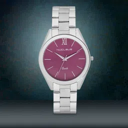 Nucleus Women Purple & Silver-Toned Analogue Watch NMKSSSBRi-image-34