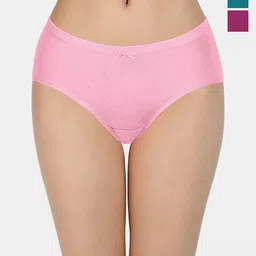 Amante Pack Of 3 Assorted Anti Microbial Breathable Hipster Ribbed Briefs PPK43005-image-10