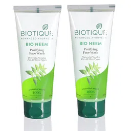 Biotique Unisex Set Of 2 Bio Neem Purifying Face Wash-0
