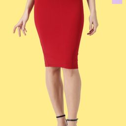 Popwings Pack Of 2 Knee-Length Pencil Skirts-image-66