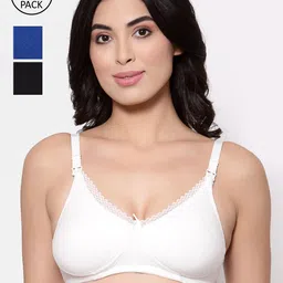 Inner Sense Pack Of 3 Solid Non-Wired Non Padded Antimicrobial Maternity Sustainable Bra IMB003E_3A_3C-image-81