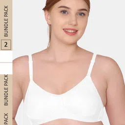 KOMLI Pack of 2 Non-Wired Seamless Non-Padded Everyday Bra-image-62