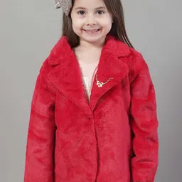 HOUSE OF VEDAS Girls Lapel Collar Lightweight Open Front Jacket-image-31