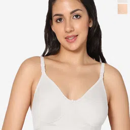 In Care Pack Of 2 Pure Cotton T-Shirt Bra Full Coverage Non Padded Non-Wired-26
