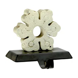 Hind Decor White Flower Shaped Stocking Holder-image-20