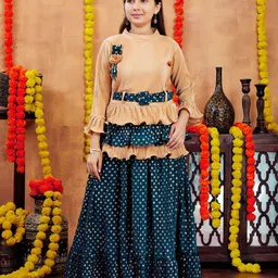 Aarika Girls Ready to Wear Lehenga &-picture-48