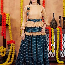 Aarika Girls Printed Ready to Wear Lehenga &-picture-27