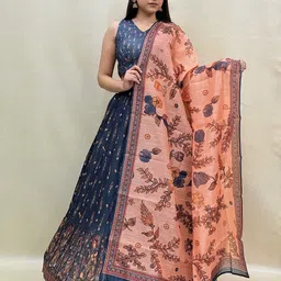 KUNDAN FAB Printed Ready to Wear Lehenga & Blouse With Dupatta-46