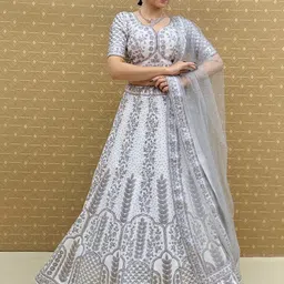 KUNDAN FAB Printed Ready to Wear Lehenga & Blouse With Dupatta-56