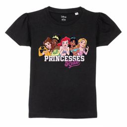 Wear Your Mind Girls Disney Princess Printed Pure Cotton T-shirt-picture-34