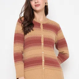 Zigo Women Colourblocked Cardigan-image-54