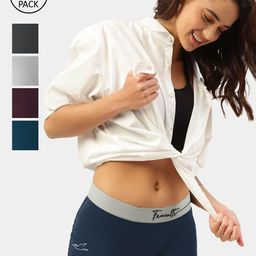 FREECULTR Women Pack Of 5 Solid Micromodel Boy Short Briefs-picture-25
