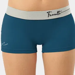 FREECULTR Women Blue Solid Micromodal Boy Shorts Brief-image-79