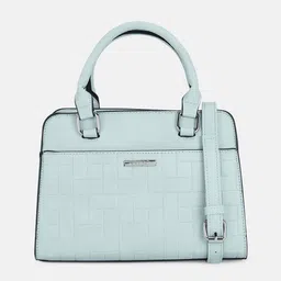Forever Glam by Pantaloons Women Geometric PU Structured Handheld Bag with Quilted-18