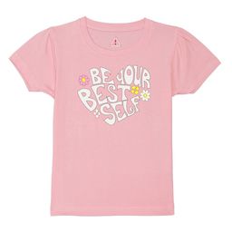 Wear Your Mind Girls Typography Printed Pure Cotton T-shirt-picture-33